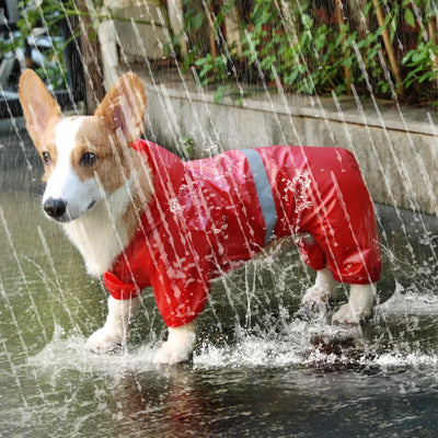 Waterproof Pet Dog Raincoat Jumpsuit Jacket - Kenny Pet