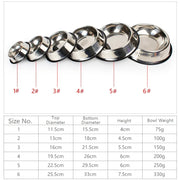 Stainless Steel Pet Dog Food Feeder Bowl - Kenny Pet