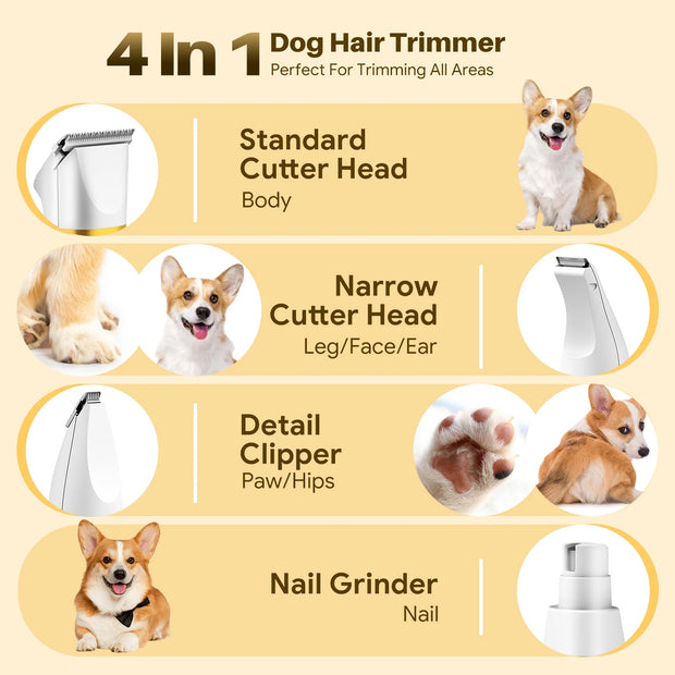 Rechargeable Puppy Hair Trimmer Clipper - Kenny Pet