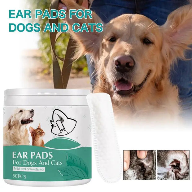 Pet Finger Ear Cleaning Wipes - Kenny Pet