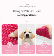 Pet Bath Silicone Massage Hair Remover Comb - Kenny Pet