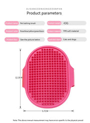 Pet Bath Silicone Massage Hair Remover Comb - Kenny Pet