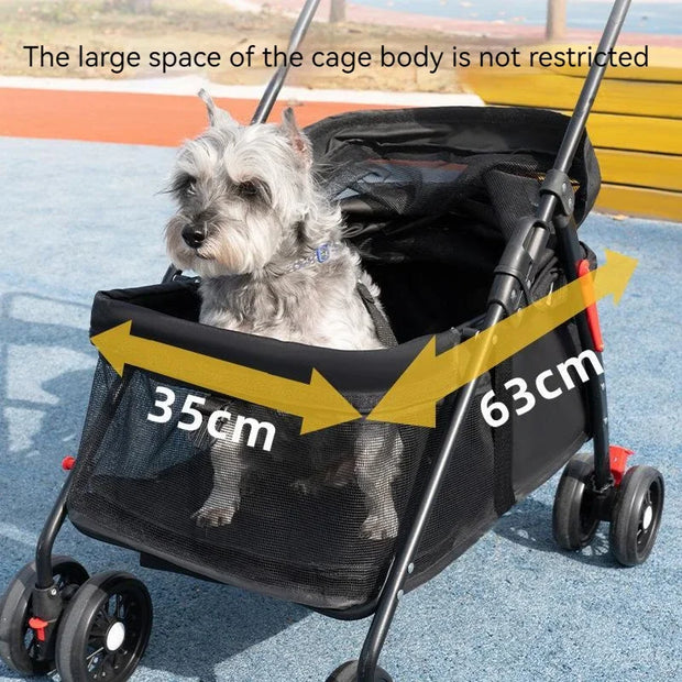 PawVoyage Lightweight Pet Stroller - Kenny Pet