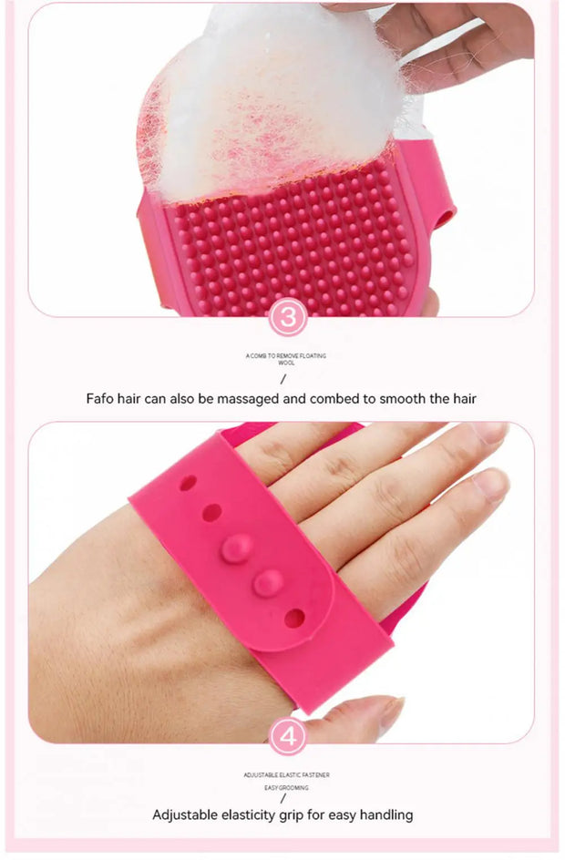 Pet Bath Silicone Massage Hair Remover Comb - Kenny Pet